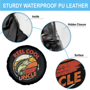 Uncle Fishing Spare Tire Cover Reel Cool Uncle Funny Fathers Day Fisherman TS10 Print Your Wear