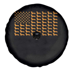 Vintage Dachshund Dad American Flag Spare Tire Cover Weiner Dog Fathers Day Gifts For Dog Lovers Dad TS10 Print Your Wear