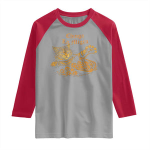 Chinga La Migra Raglan Shirt Retro Protest Subtle FDT Cat Meme TS10 Sport Gray Red Print Your Wear