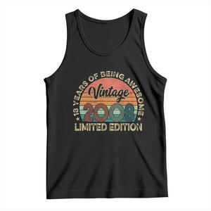 Vintage 2008 18th Birthday Gifts Tank Top Limited Edition 18 Year Old Bday TS10 Black Print Your Wear