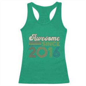 Awesome Since 2016 Racerback Tank Top 10yr Bday Son Boy Funny 10th 10 Year Old Birthday TS10 Irish Green Print Your Wear