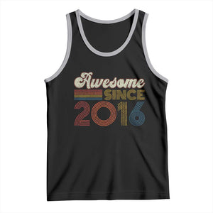 Awesome Since 2016 Tank Top 10yr Bday Son Boy Funny 10th 10 Year Old Birthday TS10 Black Athletic Heather Print Your Wear