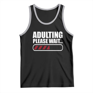 Happy 18th Birthday Tank Top Adulting Please Wait Loading 18 Year Old Bday Gifts TS10 Black Athletic Heather Print Your Wear