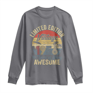 Funny 70th Birthday Long Sleeve Shirt Vintage 1956 Limited Edition 50 Year Old Bday Gifts TS10 Charcoal Print Your Wear