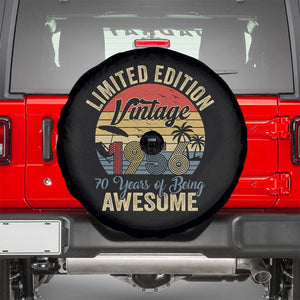 Funny 70th Birthday Spare Tire Cover Vintage 1956 Limited Edition 50 Year Old Bday Gifts TS10 Black Print Your Wear