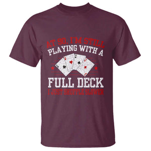 Funny 90th Birthday T Shirt Retro Funny 90 Year Old Cards Bday Gifts TS10 Maroon Print Your Wear
