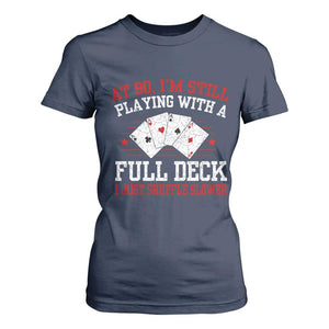Funny 90th Birthday T Shirt For Women Retro Funny 90 Year Old Cards Bday Gifts TS10 Navy Print Your Wear