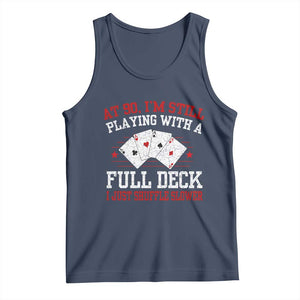 Funny 90th Birthday Tank Top Retro Funny 90 Year Old Cards Bday Gifts TS10 Navy Print Your Wear