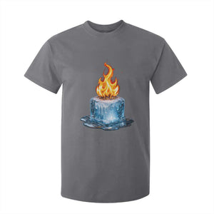Subtle Anti Ice T Shirt For Kid Ice Melting Satire Political Humor TS10 Charcoal Print Your Wear