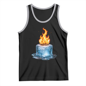 Subtle Anti Ice Tank Top Ice Melting Satire Political Humor TS10 Black Athletic Heather Print Your Wear