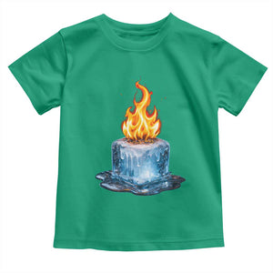 Subtle Anti Ice Toddler T Shirt Ice Melting Satire Political Humor TS10 Irish Green Print Your Wear