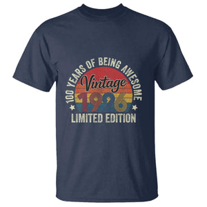 Funny 100th Birthday T Shirt Vintage 1926 Limited Edition 50 Year Old Bday Gifts TS10 Navy Print Your Wear