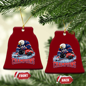 USA Ice Hockey Ceramic Ornament Eagle Dominates Canada 2026 Hockey Champions TS10 Print Your Wear