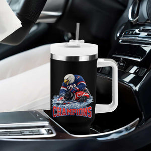 USA Ice Hockey Tumbler With Handle Eagle Dominates Canada 2026 Hockey Champions TS10 Print Your Wear
