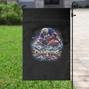USA Ice Hockey Garden Flag Eagle Dominates Canada 2026 Hockey Champions Graphic TS10 Print Your Wear