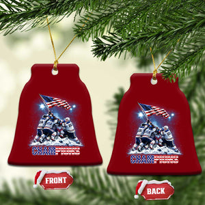 USA Ice Hockey Ceramic Ornament Hockey Champions 2026 USA Players Raising Flag On Ice TS10 Print Your Wear