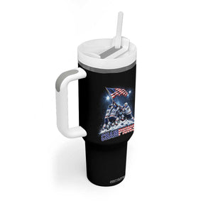 USA Ice Hockey Tumbler With Handle Hockey Champions 2026 USA Players Raising Flag On Ice TS10 Print Your Wear