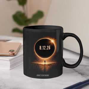 Total Solar Eclipse 2026 Coffee Mug August 12th Totality Gift TS10 Print Your Wear