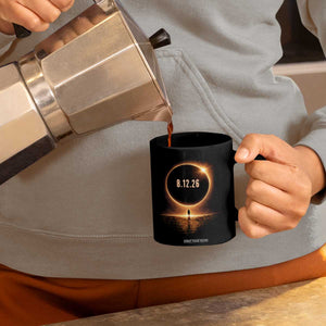 Total Solar Eclipse 2026 Coffee Mug August 12th Totality Gift TS10 Print Your Wear