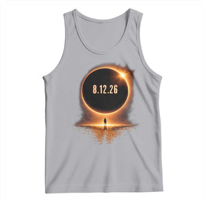 Total Solar Eclipse 2026 Tank Top August 12th Totality Gift TS10 Athletic Heather Print Your Wear