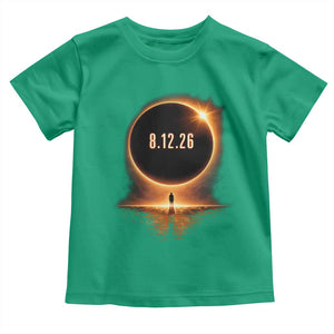 Total Solar Eclipse 2026 Toddler T Shirt August 12th Totality Gift TS10 Irish Green Print Your Wear