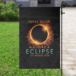 Total Solar Eclipse Garden Flag 12th August 2026 Majorca Totality TS10 Print Your Wear