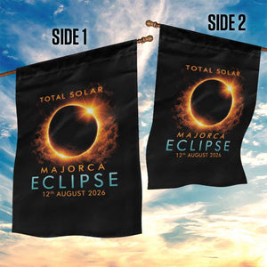 Total Solar Eclipse Garden Flag 12th August 2026 Majorca Totality TS10 Print Your Wear