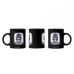 Lupus Warrior Coffee Mug Purple Ribbon Messy Bun Women TS10 Print Your Wear