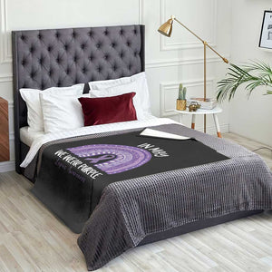 Lupus Awareness Throw Blanket In May We Wear Purple Ribbon Rainbow TS10 Print Your Wear