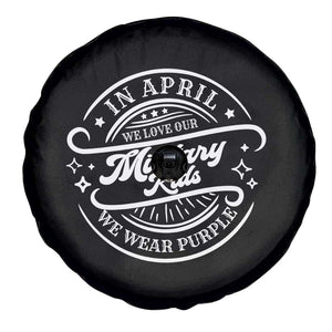 Purple Up For Military Kids Spare Tire Cover Military Children Month TS10 Print Your Wear