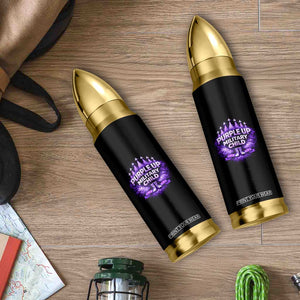 Purple Up Military Child Bullet Tumbler Proud Military Kid TS10 Print Your Wear