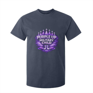 Purple Up Military Child T Shirt For Kid Proud Military Kid TS10 Navy Print Your Wear