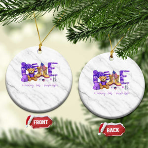 Purple Up Military Kids Ceramic Ornament Month Of Military Child Army TS10 1pc White Marble Print Your Wear