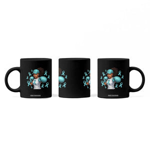 Black Women Fight Sexual Assault Awareness Coffee Mug African American Teal Ribbon Support TS10 Print Your Wear