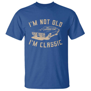 Funny Car Graphic T Shirt Vintage I'm Not Old I'm Classic TS10 Royal Blue Print Your Wear