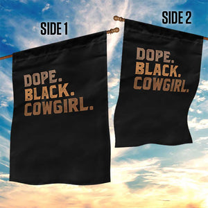 Dope Black Cowgirl Garden Flag Black History Month African American TS10 Print Your Wear