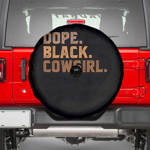 Dope Black Cowgirl Spare Tire Cover Black History Month African American TS10 Black Print Your Wear