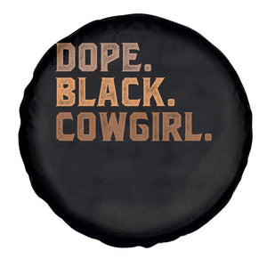 Dope Black Cowgirl Spare Tire Cover Black History Month African American TS10 Print Your Wear