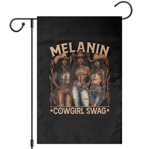 Melanin Cowgirls Garden Flag Black History Month African Melanin Pride TS10 Black Print Your Wear