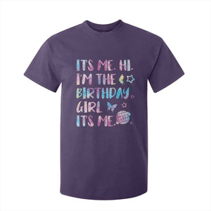 Its Me Hi Im The Birthday Girl T Shirt For Kid Tie Dye Colorful TS10 Purple Print Your Wear