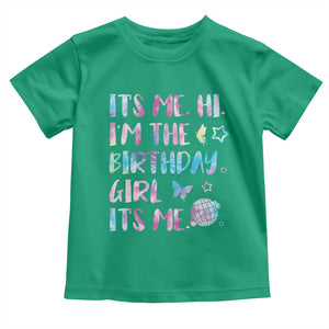 Its Me Hi Im The Birthday Girl Toddler T Shirt Tie Dye Colorful TS10 Irish Green Print Your Wear