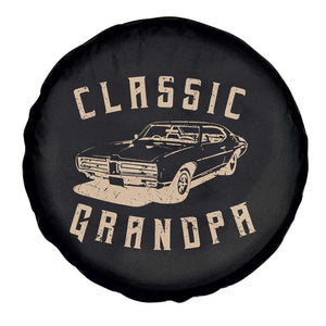 Funny Grandpa Classic Car Graphic Spare Tire Cover TS10 Print Your Wear