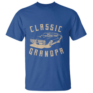 Funny Grandpa Classic Car Graphic T Shirt TS10 Royal Blue Print Your Wear
