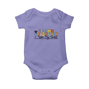 My Graduation Sign My Baby Onesie Funny Grad Gifts TS10 Violet Print Your Wear
