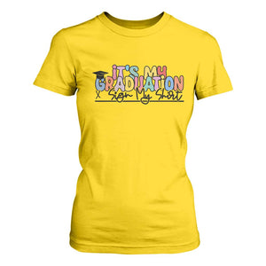 My Graduation Sign My T Shirt For Women Funny Grad Gifts TS10 Daisy Print Your Wear