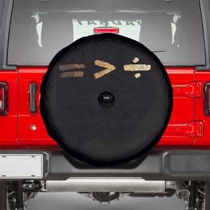 Equality Is Better than Division Spare Tire Cover Equal Rights Math Symbol TS10 Black Print Your Wear
