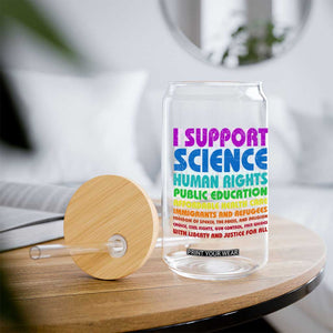 I Support Progressive Liberal Democratic Causes Protest Glass Can TS10 Print Your Wear