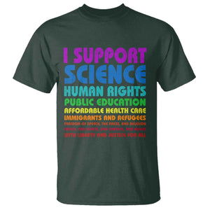 I Support Progressive Liberal Democratic Causes Protest T Shirt TS10 Dark Forest Green Print Your Wear