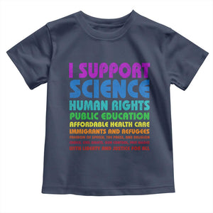I Support Progressive Liberal Democratic Causes Protest Toddler T Shirt TS10 Navy Print Your Wear
