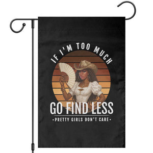 Black History African Melanin Cowgirl Garden Flag Country Girls African American Western Tribute TS10 Black Print Your Wear